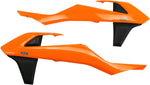 UFO Radiator Scoops For KTM EXC250 2017 - OEM Orange Black