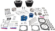 S&S Cycle 132" Power Package Engine Performance Kit For Harley Davidson FLH 1868 ABS 2021 - Black/Non-Highlighted Fins