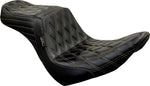 LE Pera Tailwhip Seat For Harley Davidson FLSB 1750 ABS 2018-2024 Double Diamond - Black