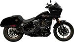 Trask 2 Into 1 Big Sexy Exhaust System For Harley Davidson FLDE 1750 2018-2020 - Black/Ceramic