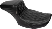 LE Pera Kickflip Daddy Long Legs Seat For Harley Davidson FLHX 1750 ABS 2023 Double Diamond - Black