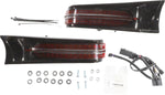 Ciro Filler Panel Lights For Harley Davidson FLH 1868 ABS 2021 Rear Red - Black