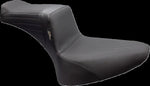 LE Pera Tailwhip Seat For Harley Davidson FLST 1340 1986-1990 Basketweave - Black