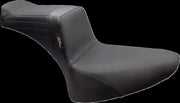 LE Pera Tailwhip Seat For Harley Davidson FLST 1340 1986-1990 Basketweave - Black