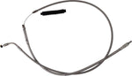 Barnett Stainless Steel Clutch Cable For Harley Davidson FLHXSE 1977 2023-2024 +15.2 cm (6") - Silver