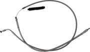 Barnett Stainless Steel Clutch Cable For Harley Davidson FLHXSE 1977 2023-2024 +15.2 cm (6") - Silver