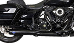 S&S Cycle 2 Into 1 Diamondback Exhaust System For Harley Davidson FLH 1868 2021 - Guardian Black