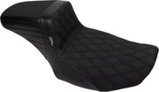 LE Pera Kickflip Daddy Long Legs Seat For Harley Davidson FLHX 1750 ABS 2023 Double Diamond/Gripper - Black