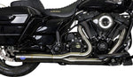 S&S Cycle 2 Into 1 50 State Diamondback Exhaust System For Harley Davidson FLH 1868 2021 - Brushed
