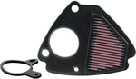 K&N High Flow Air Filter For Honda VT 600 C 1999-2000 - Black Red