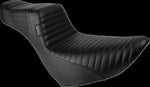 LE Pera Tailwhip Daddy Long Legs Low Rider Seat For Harley Davidson FLSB 1750 ABS 2018-2024 Pleated - Black