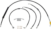 LA Choppers Standard Black Vinyl Handlebar Cable/Brake Hose Kit ABS For Harley Davidson FLDE 1750 ABS 2018-2020 30.5 cm - 35.5 cm (12" - 14") - Black