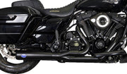 S&S Cycle 2 Into 1 Diamondback Exhaust System For Harley Davidson FLH 1868 2021 - Guardian Black