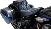 LE Pera Kick Flip Biker Gel Seat For Harley Davidson FLSB 1750 ABS 2018-2024 Diamond - Black