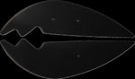 Show Chrome Aeroflo Lower Wind Deflectors For Honda GL 1800 2018-2023 - Black