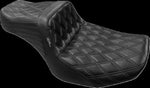 LE Pera Tailwhip Seat For Harley Davidson FLHX 1750 ABS 2023 Double Diamond - Black