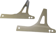 Drag Specialties Sissy Bar Side Plates For Harley Davidson FXD 1584 2007-2010 - Chrome