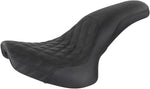 Saddlemen Profiler Front Lattice Stitch Seat For Harley Davidson FLST 1450 Heritage Softail 2006 - Black