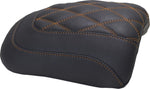Mustang Padded Passenger Seat Cowl For Harley Davidson FLHX 1923 2024-2026 - Black/Orange