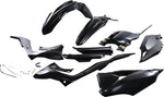 Cycra Powerflow Plastics Kit For Kawasaki KX450X 2021-2023 - Black