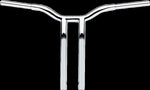 LA Choppers Kage Fighter Welded Bent-Riser Handlebar 40.5 cm (16") - Chrome
