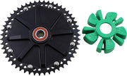 Alloy Art Cush Chain Sprocket For Harley Davidson FLHR 1584 2009 Black Black Anodized 51T