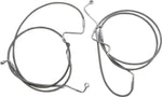 Magnum Shielding XR Handlebar Cable Install Kit For Harley Davidson FLHR 1750 2021-2022 38 - 43cm (15" - 17") - Chrome Clear-Coated