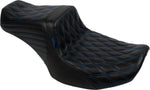 LE Pera Tailwhip Seat For Harley Davidson FLHX 1750 ABS 2023 Double Diamond - Black/Blue