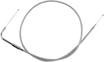 Drag Specialties Stainless Braided Throttle Cable For Harley Davidson FLHR 1340 1996-1998 108 cm (42-1 2") - Silver Unfinished