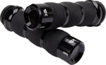 Khrome Werks Klassic 3-Ring Grips For Harley Davidson FLFBS 1868 2024 - Black