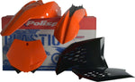 Polisport Plastics Kit For KTM SX125 2007-2010 - OEM Black/Orange