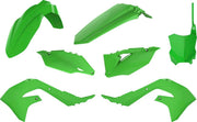 Polisport Plastics Kit For Kawasaki KXF450 2019-2020 - OEM Green