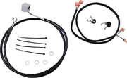 Drag Specialties Stainless Steel Brake Hose Kit For Harley Davidson FLSTC1340 1988-1999 Rear - Black