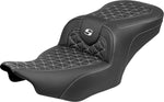 Saddlemen Roadsofa Standard Reach Seat For Harley Davidson FLHX 1923 ABS 2024-2026 Gripper - Black/White