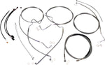 Magnum Shielding XR Handlebar Cable Install Kit For Harley Davidson FLHR 1750 30.5 - 35.5cm (12" - 14") - Chrome Clear-Coated