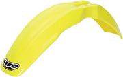 UFO Front Fender For Suzuki RM65 2003-2005 Front - Fluorescent Yellow