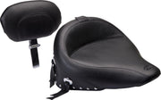 Mustang Wide Solo Seat with Removable Backrest For Harley Davidson FLST 1450 2006 - Black