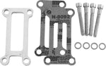 Baker Drivetrain Oil Spout Spacer Kit For Harley Davidson FLHR 1340 1994-1998 - Black/Grey/Silver