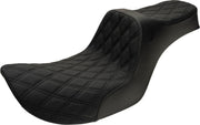 Slyfox High Noon Seat For Harley Davidson FXR1340 1986-1994 Double Diamond - Black