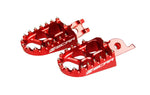Scar Evolution Racing Foot Pegss For Honda CR125 2002-2007 - Red