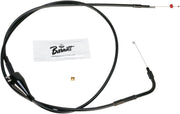 Barnett Stealth Series Throttle Idle Cable For Harley Davidson FLHR 1584 2007 114.5 cm (45") - Black