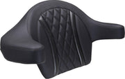 Mustang Extended Arm Wrap-Around Backrest For Harley Davidson FLHX 1923 2024-2026 - Black