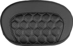 Saddlemen Mini Contour Cruiser Motorcycle Seat Sissy Bar Pad 16,5 cm (6-1/2") x 26,5 cm (10-1/2") - Honeycomb Black/Grey