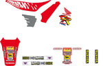 Tecnosel Graphics Kit For Honda CR125 1991-1992 - Red/White