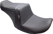 LE Pera Tailwhip Up Front Seat For Harley Davidson FLHTK 1868 ABS 2023-2024 Basketweave - Black