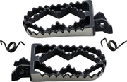 IMS Adventure Series Footpegs For BMW F 650 GS 2005-2012 - Black Silver