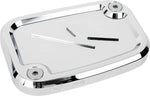 Thrashin Supply Co Brake Master Cylinder Cover For Harley Davidson FLDE 1750 ABS 2018-2020 - Silver