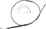 Magnum Shielding Polished KarbonFibr Clutch Cable For Harley Davidson FLD 1690 2012-2013 200 cm (78-11 16") - Carbon Fiber Silver