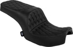 Drag Specialties Freedom Touring Double Diamond Seat For Indian Challenger 108 ABS 2020-2025 - Black