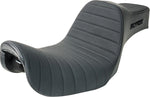 Slyfox High Noon Seat For Harley Davidson FXD 1340 1996-1998 Black Logo - Black